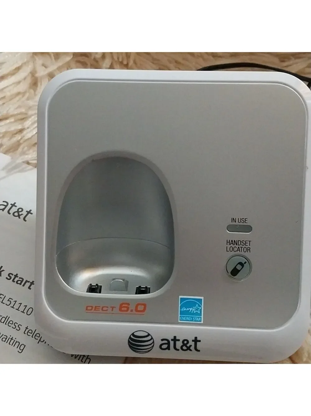 AT&T Cordless Telephone #EL51110 Dect 6.0 Digital5.02 - Picture 7 of 10